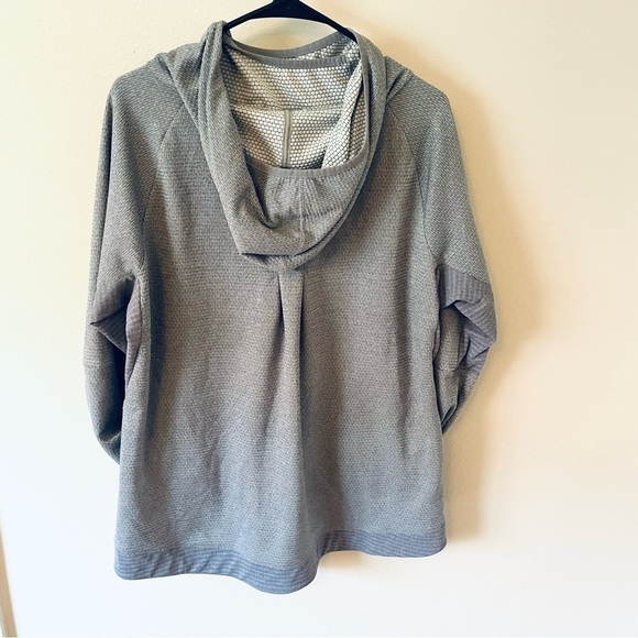 🏕️ REI Co-op Waffle Knit Athletic Fit Hoodie – Men’s XL Gray Pullover - Picture 4 of 12